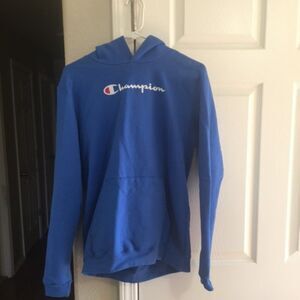 Youth Champion Hoodie--Size XL--Blue 